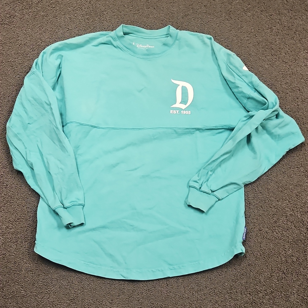 Disney Teal Long-Sleeve Disneyland Resort Logo Shirt - Picture 2 of 4